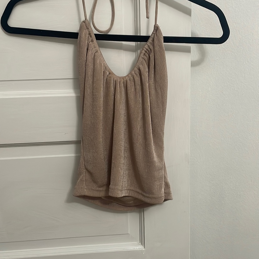 Superdown Marsha scoop halter top
